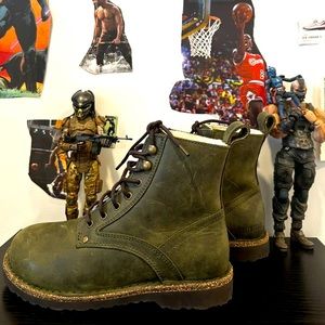 Birkenstock Bryson Shearling Hunter Green LACE UP BOOTS 36 / US 5.5 W